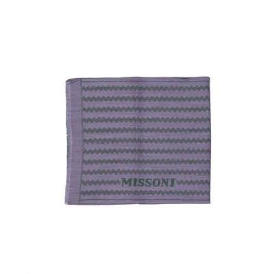 Missoni Wool Scarf In Blue