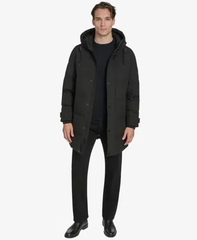 Marc New York Men's Rummel Core Hooded Stadium Coat In Black