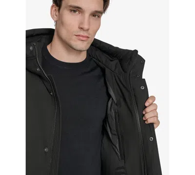Marc New York Men's Rummel Core Hooded Stadium Coat In Black