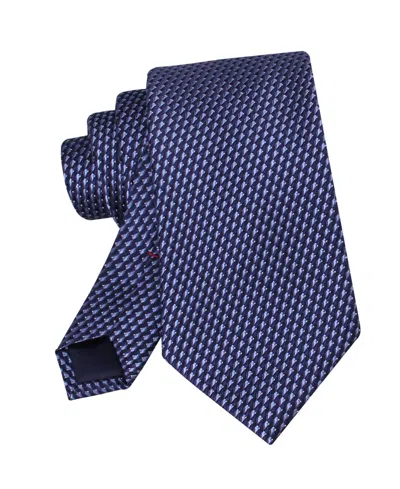 Tommy Hilfiger Men's Billie Geo Classic Tie In Blue