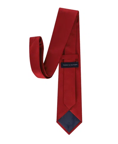Tommy Hilfiger Men's Quinn Solid Classic Tie In Red