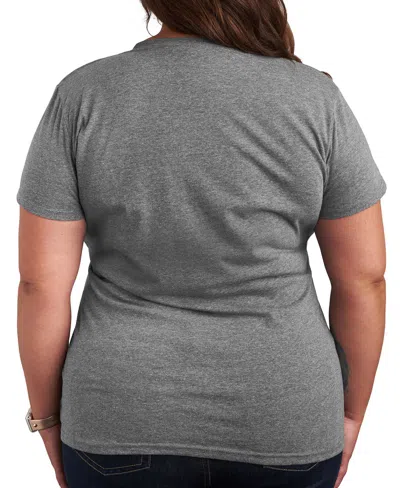 Hybrid Apparel Plus Sizehumpty Dumpty Women's Short Sleeve Graphic T-shirts In Gray