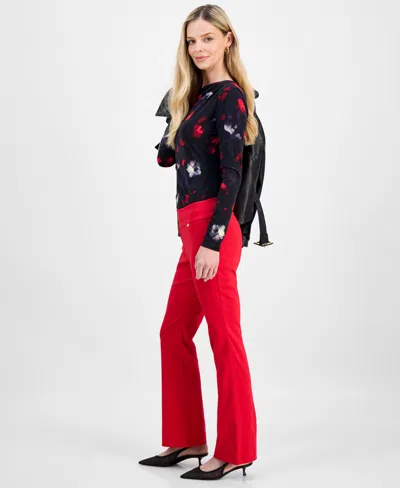 Inc International Concepts Petite Mid-rise Bootcut Pants, Petite & Petite Short, Created For Macy's In Multi