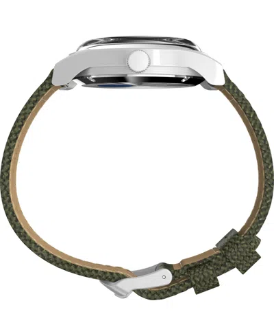 Timex Men's Mechanical Automatic Green Nylon Watch, 40mm In Green