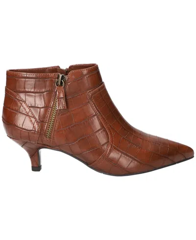Easy Street Womens Annalee Kitten Heel Dress Boots In Brown