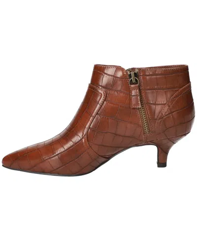 Easy Street Womens Annalee Kitten Heel Dress Boots In Brown