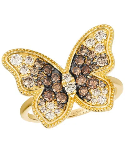 Le Vian Chocolate Ombre Diamond (1 Ct. T.w.) Ring In 14k Honey Gold In Gold