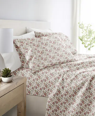 Ienjoy Home Delicate Blossoms 4-p.c. Sheet Set, Queen In Multi