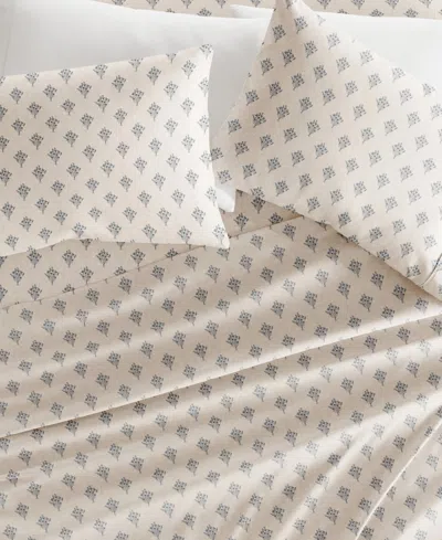 Ienjoy Home Delicate Details 4-p.c. Sheet Set, California King In Gray