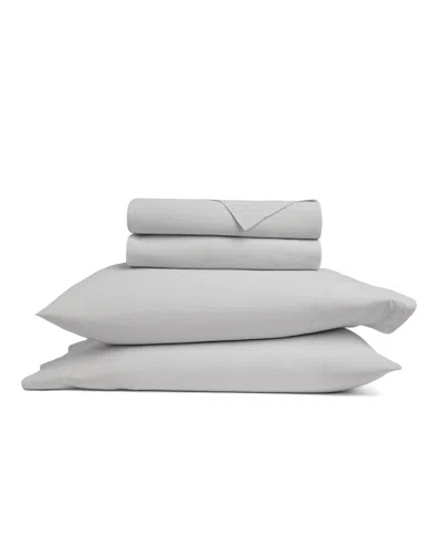 Ienjoy Home Ultra Soft 160-thread Count Cotton 4-p.c. Sheets Set, California King In Gray
