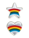 ANYA HINDMARCH Mini Star & Heart leather stickers,91779711473870