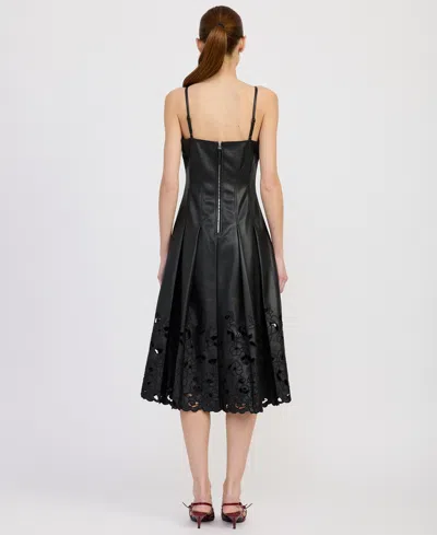 En Saison Women's Nelly Square Neck Midi Dress In Black