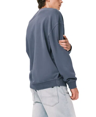 Buffalo David Bitton Men's Famke Crewneck Sweatshirt In Blue