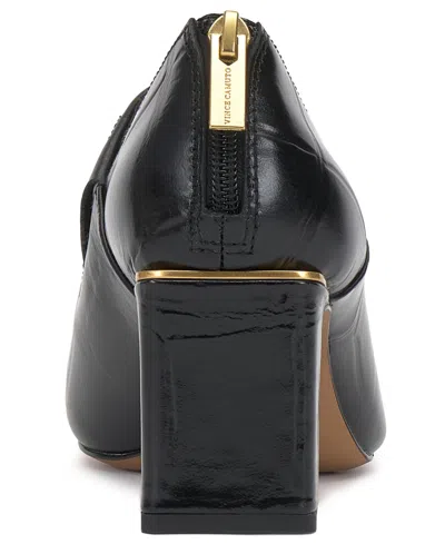 Vince Camuto Women's Haiden Pointed-toe Block-heel Booties In Black