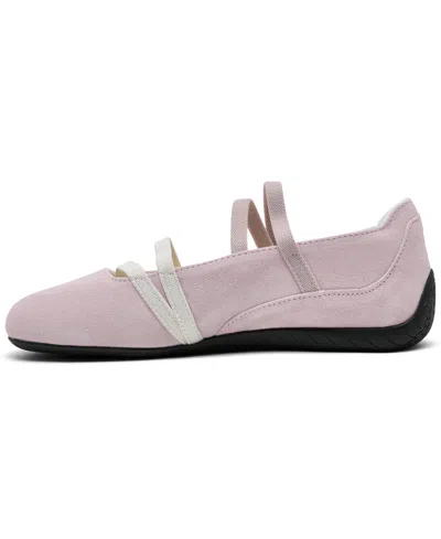 Puma Speedcat Leather Ballerina Flats In Pink