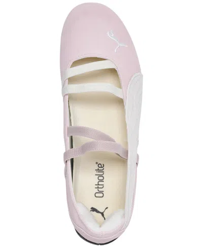 Puma Speedcat Leather Ballerina Flats In Pink