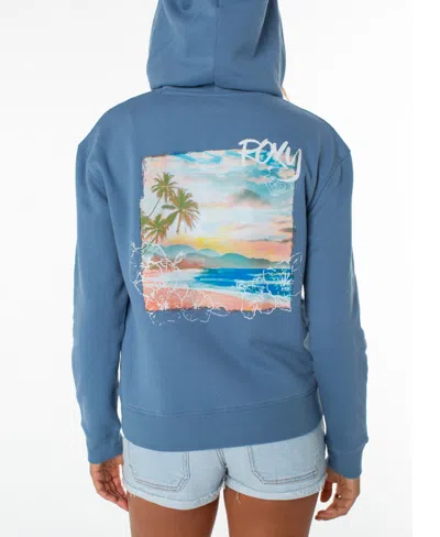 Roxy Women's Sweet Rhythm Fleece Sweatshirt In Blue
