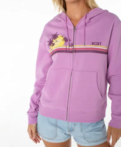 Roxy Women's Sweet Rhythm Fleece Sweatshirt In Pink