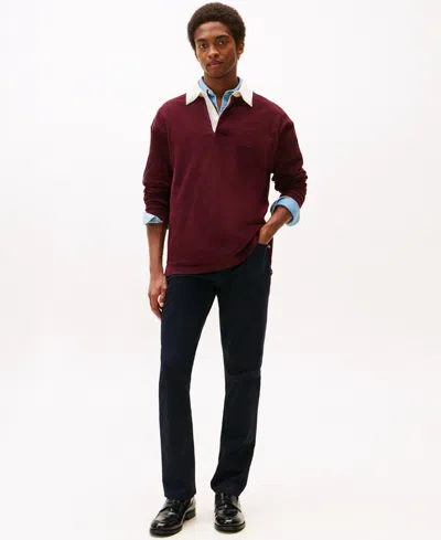 Tommy Hilfiger Men's Denton Slim-straight Five-pocket Stretch Essential Twill Pants In Blue