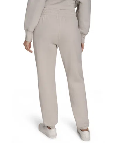 Calvin Klein Women's Performance Flocked Logo Jogger Sweatpants In Gray