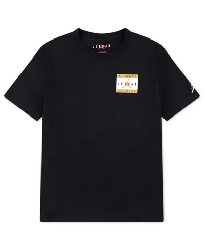 Jordan Boys 8-20 Label Graphic Print T-shirt In Black