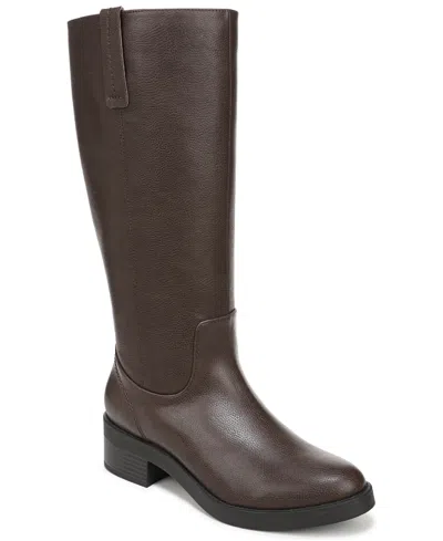 Lifestride Brinley Round Toe Wide Calf Tall Boots In Animal Print