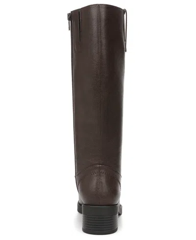 Lifestride Brinley Round Toe Wide Calf Tall Boots In Animal Print