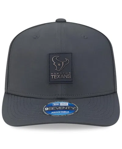 New Era Men's Charcoal Houston Texans 2025 Sideline Cold Weather 9seventy Adjustable Hat In Gray