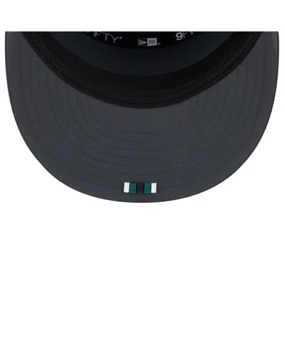 New Era Men's Charcoal Philadelphia Eagles 2025 Sideline Cold Weather Split Panel 9fifty Snapback Hat In Gray