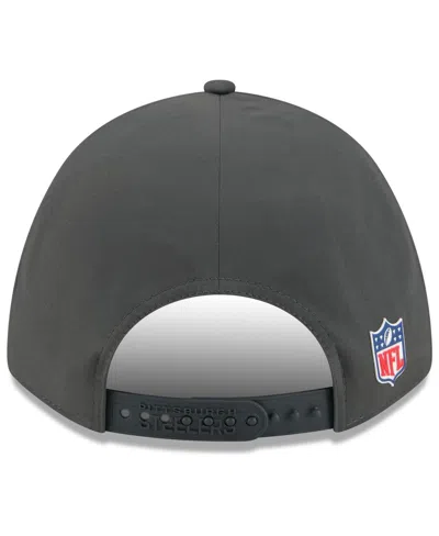 New Era Men's Charcoal Pittsburgh Steelers 2025 Sideline Cold Weather 9forty M-crown Adjustable Hat In Gray