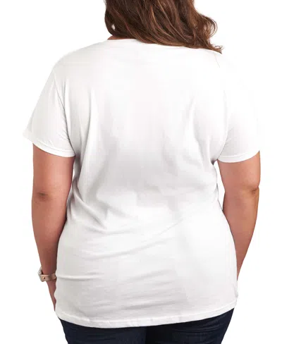 Hybrid Apparel Halloween Woodstock And Snoopy Mummy Women's Short Sleeve Graphic T-shirts In White