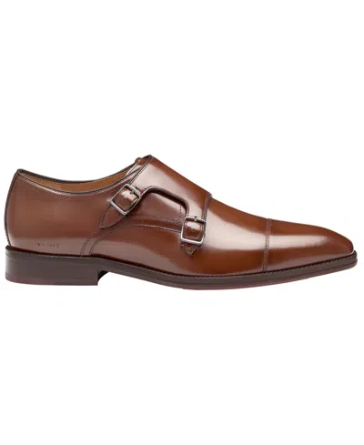 Johnston & Murphy Sullivan Cap Toe Double Monk Strap Shoe In Multi