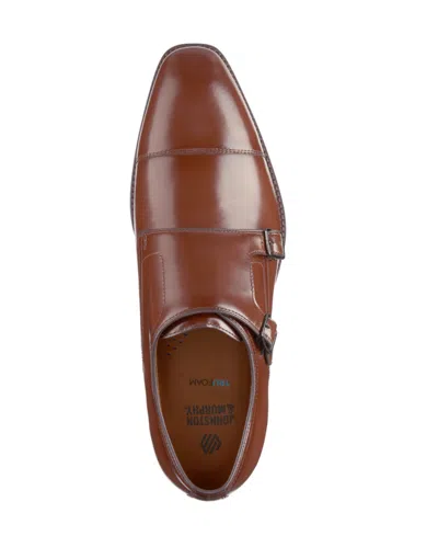 Johnston & Murphy Sullivan Cap Toe Double Monk Strap Shoe In Multi