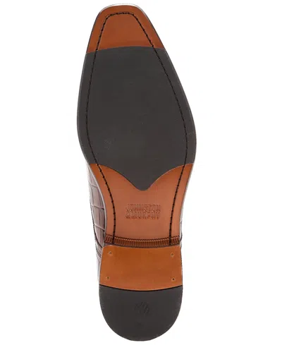 Johnston & Murphy Sullivan Cap Toe Double Monk Strap Shoe In Animal Print