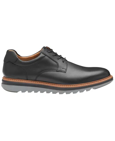 Johnston & Murphy Braxton Plain Toe Derby In Black