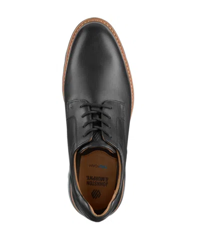 Johnston & Murphy Braxton Plain Toe Derby In Black