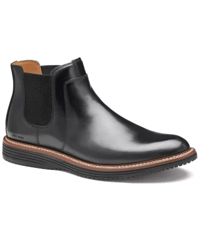 Johnston & Murphy Upton Chelsea Boot In Black