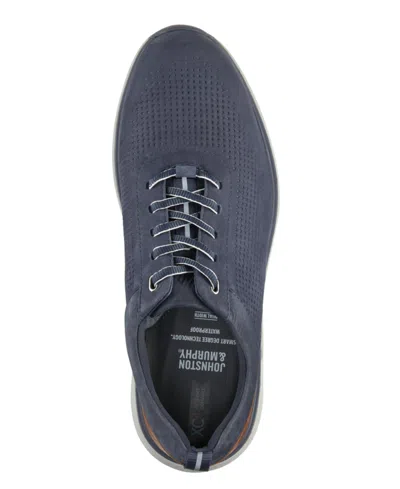 Johnston & Murphy Prentiss 2 Waterproof Sneaker In Blue