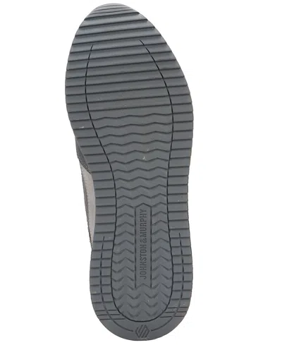 Johnston & Murphy Chase Perforated Sneaker In Gray
