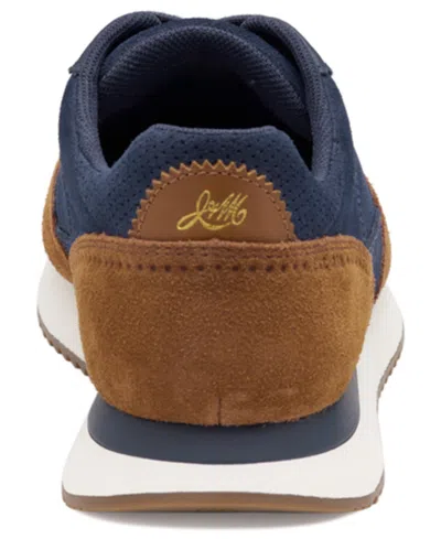 Johnston & Murphy Chase Perforated Sneaker In Blue