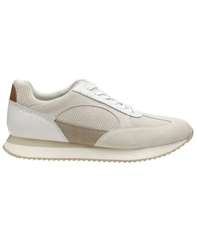 Johnston & Murphy Chase Perforated Sneaker In White