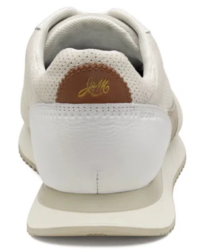 Johnston & Murphy Chase Perforated Sneaker In White
