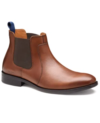 Johnston & Murphy Reeve Chelsea Boot In Brown