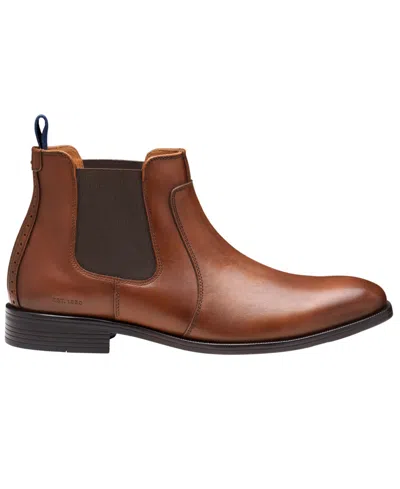 Johnston & Murphy Reeve Chelsea Boot In Brown