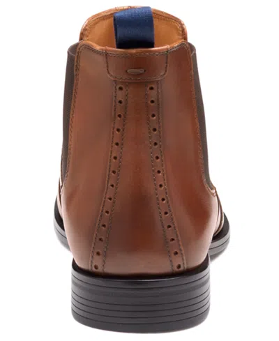 Johnston & Murphy Reeve Chelsea Boot In Brown
