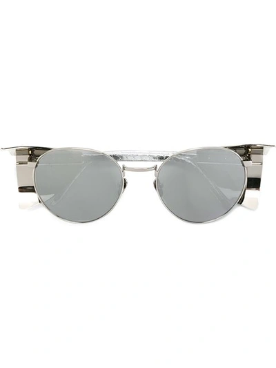 Linda Farrow Round Frame Sunglasses