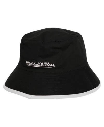 Mitchell & Ness Men's Black Philadelphia 76ers Flip It Reversible Bucket Hat In Black