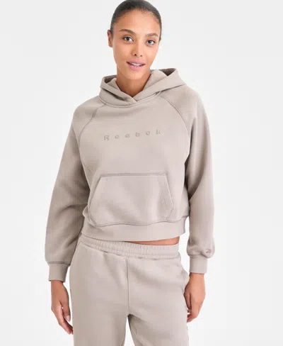 Reebok Women's Kangaroo Pocket Hoodie In Gray