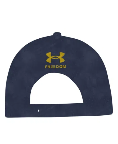 Under Armour Men's Navy Notre Dame Fighting Irish Freedom Collection Armourfuse Snapback Hat In Blue