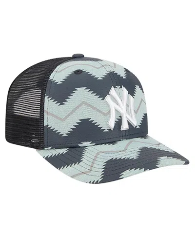 New Era Men's Denim/navy New York Yankees Aztec Denim 9seventy Adjustable Hat In Blue